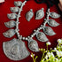 Oxidized Tribal Temple Necklace Set from Trenzify Store.