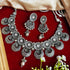Oxidized Silver Necklace Set from Trenzify Store.