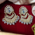 Kundan Peacock Chandbali Earrings from Trenzify Store.