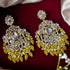 Pearl & Stone Chandbali Earrings from Trenzify Store.