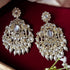 Pearl & Stone Chandbali Earrings from Trenzify Store.