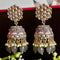Meenakari Kundan Jhumka Earrings from Trenzify Store.