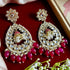 Rani Beaded Teardrop Kundan Earrings from Trenzify Store.