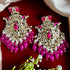 Lotus & Peacock Kundan Earrings from Trenzify Store.
