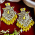 Lotus & Peacock Kundan Earrings from Trenzify Store.