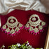 Pearl Chandbali Earrings from Trenzify Store.