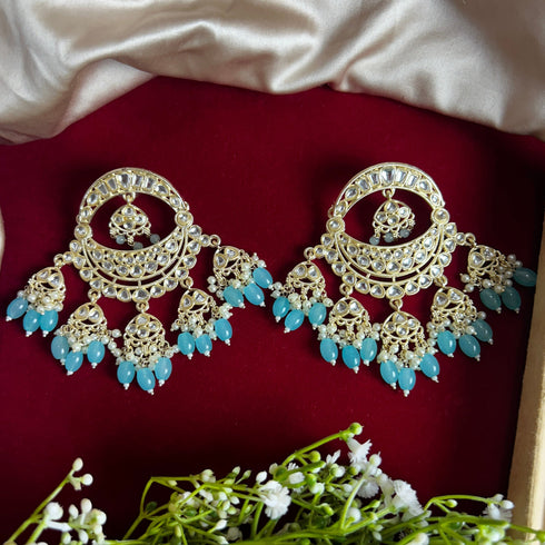 Pearl Chandbali Earrings from Trenzify Store.