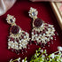 Pearl & Stone Chandelier Earrings from Trenzify Store.