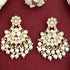 Kundan Pearl Dome Earrings from Trenzify Store.