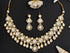 Majestic High Gold Kundan Necklace Set for Women from Trenzify Store.