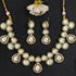 Elegant High Gold Kundan Necklace Set for Women from Trenzify Store.