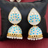Meenakari Blossom Jhumka Earrings from Trenzify Store.