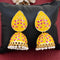 Meenakari Blossom Jhumka Earrings from Trenzify Store.