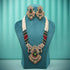 Exquisite Kundan and Pearl Peacock Necklace Set from Trenzify Store.