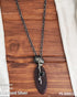 Earthstone Brown Oxidized Necklace from Trenzify Store.
